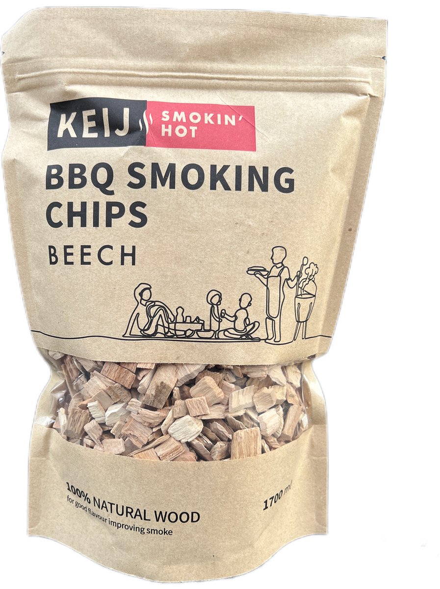 Rookhout Chips Beech - 1700 ml