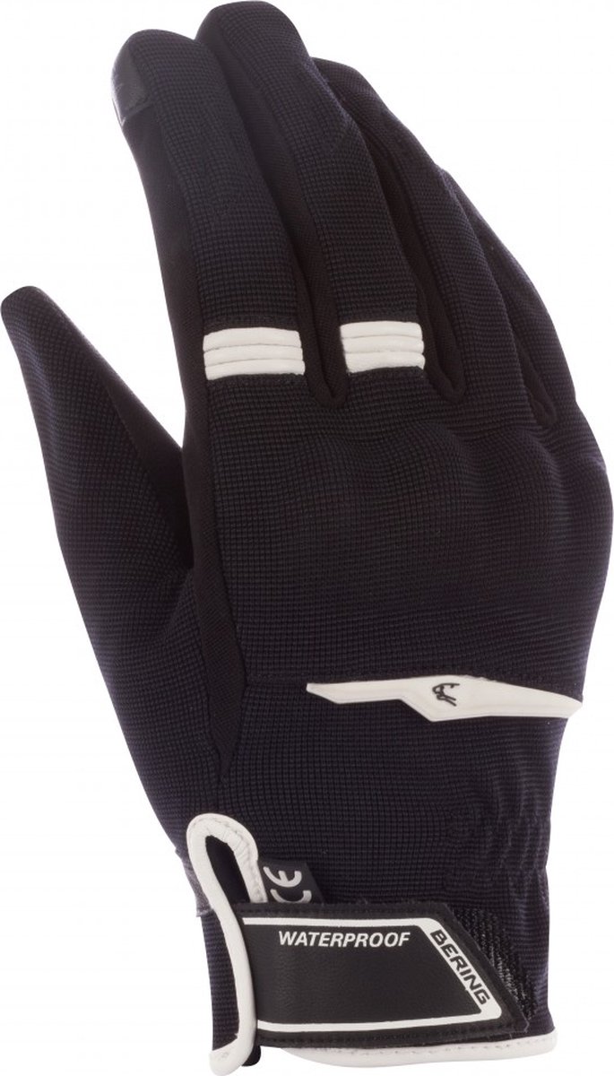 Bering Gloves Borneo Evo Black White T8 - Maat T8 - Handschoen