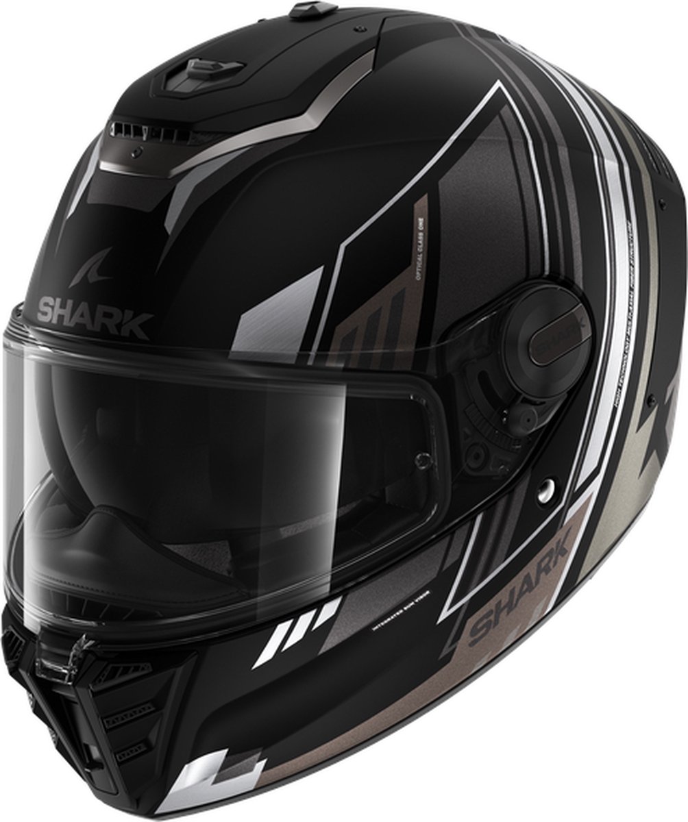 Shark Spartan RS Byhron Mat Zwart Antraciet KAU Integraalhelm L