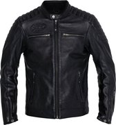 John Doe Leather Jacket Dexter Black 2XL - Maat - Jas