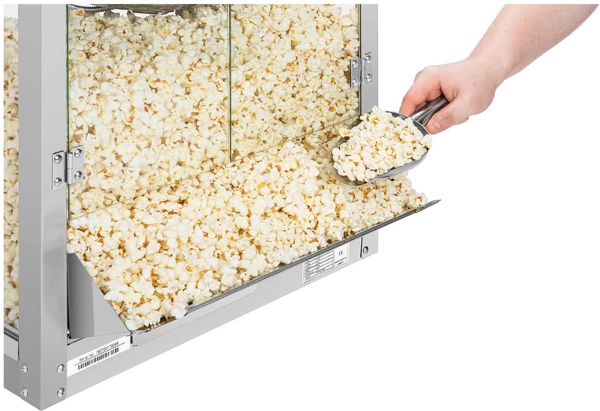 Royal Catering Popcornmachine Roestvrij staal