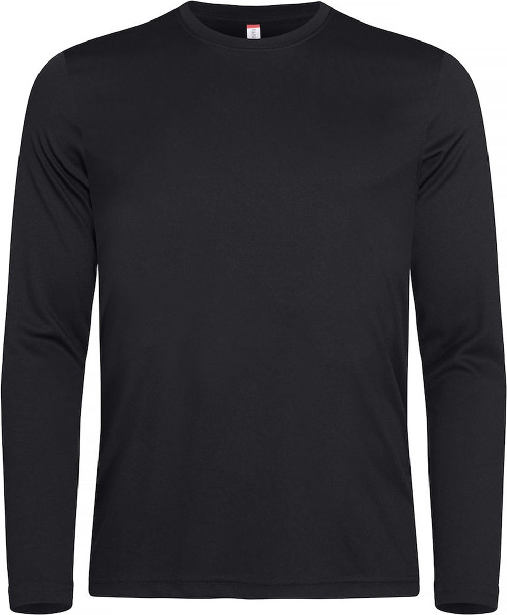 Clique Basic Active-T L/S 029040 - Zwart - XS