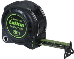 Lufkin L1125BCM Rolbandmaat 8m / 30mm - Zwart Blad - 4,3m Reikwijdte