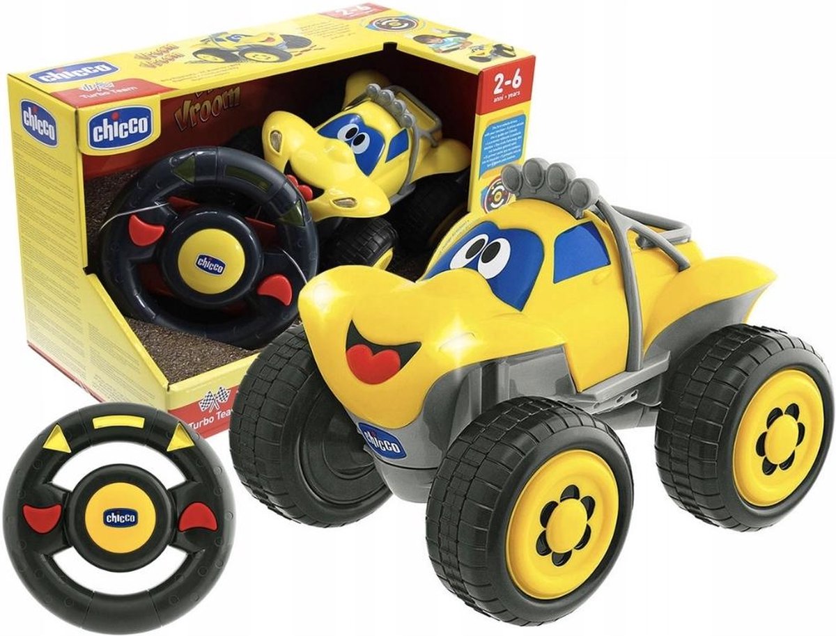 Lot Chicco - Billy BigWheels - Voiture jouet contrôlable - Yellow & Baby  Book -... | bol.com