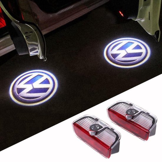 Extractie caravan sap Volkswagen deur logo projector - Portier voertuigverlichting - Auto LED...  | bol.com