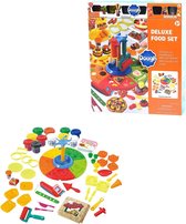 Playgo Deluxe Foodset - Speelgoed Kleiset - Inclusief 11 Potjes Klei