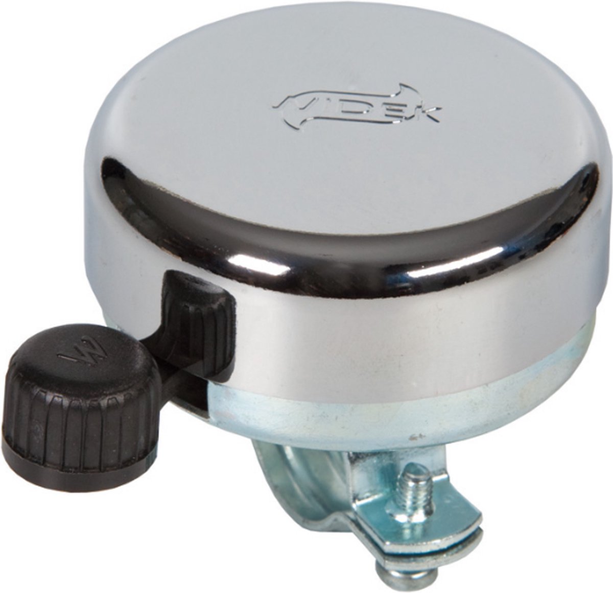 Widek Stalen fietsbel - helder geluid - zilverkleurig - geschikt voor 22.2 mm sturen
