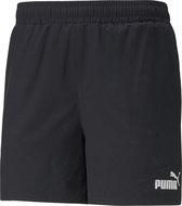 PUMA ESS+ Tape Woven Shorts Heren Broek - Puma Black