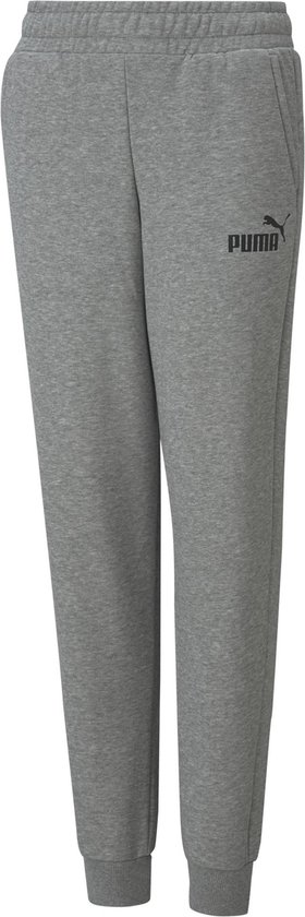 PUMA ESS Logo Pants FL cl B Jongens Broek - Grijs - Maat 140