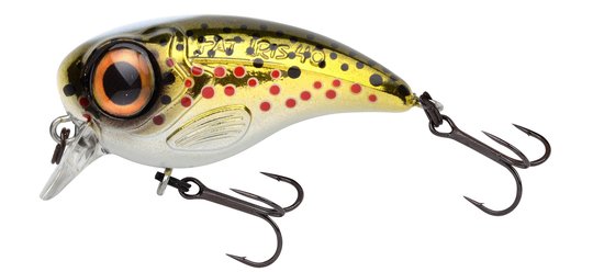 Spro Fat Iris Slow Floating 5cm - 10g (diepte 30-50cm) - Kleur : Brown Trout van Spro — afbeelding 2