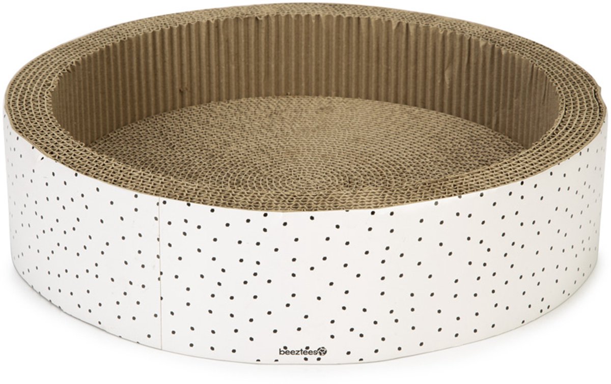 Beeztees Leezi - Krabspeelgoed - Karton - 42x42x10 cm