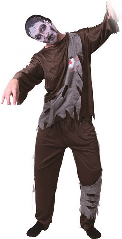 Zombie kostuum heren - Zombiepak - Ondode - Maat L - Carnaval kostuum heren - Halloween