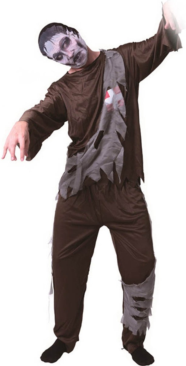 Déguisement zombie homme - Costume zombie - Mort-vivant - Taille L -  Halloween | bol.com