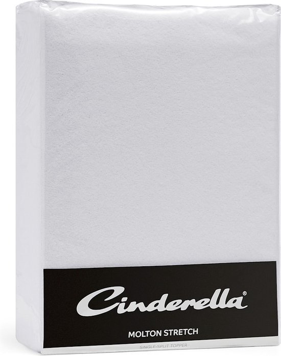 Cinderella Splittopper Molton Stretch Hoeslaken - 200x200/210cm