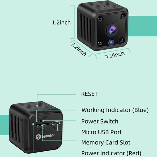 Heimvision HM206 Dice Mini Smart Wifi Camera bol