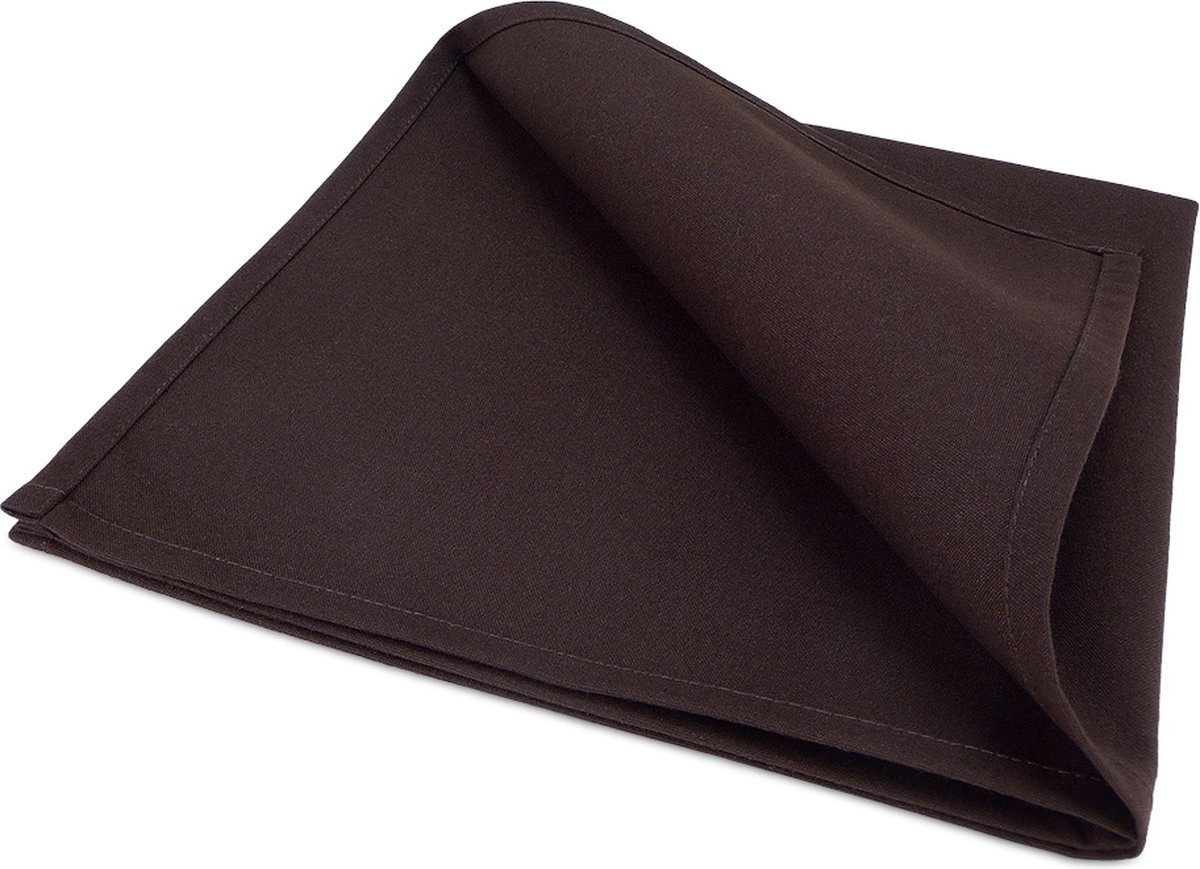 Treb Horecalinnen Servetten 10 stuks Mocha 51x51cm - Treb SP