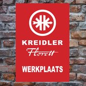 Wandbord - Kreidler Florett Werkplaats