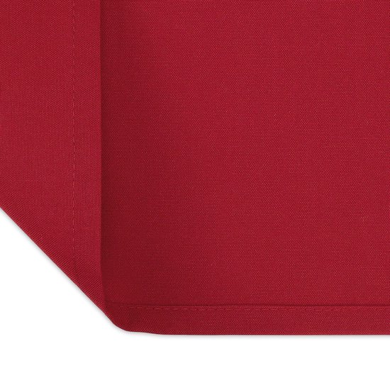 Serviettes de table, 4 pièces, rouge, 51x51cm, tissu recommandé