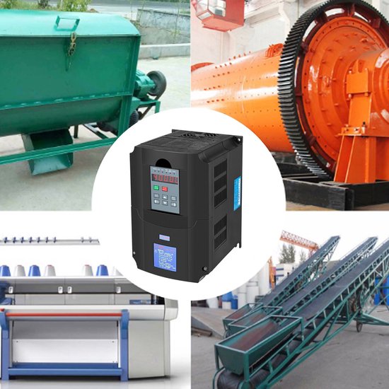 4kW 18A 5HP Frequentieomvormer VFD AC 220-240V Frequentieregelaar Snelheidsregelaar Frequentieomvormer Omvormer Motor VFD Omvormer Variabele frequentiedriver inclusief 20cm stuurkabel | NL