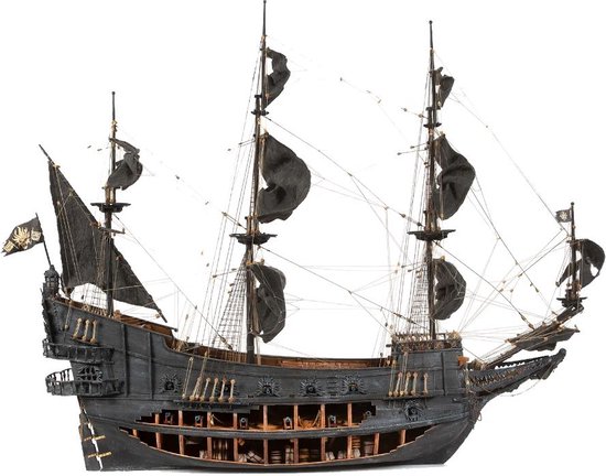 belegd broodje Dwang vervorming Occre - Flying Dutchman / Pirates of the Caribbean / Jack Sparrow - Houten  Modelbouw -... | bol.com