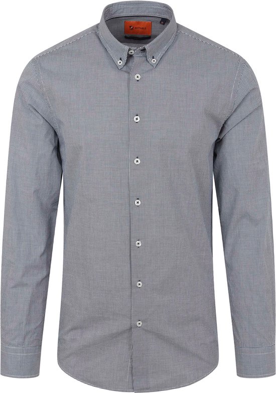 Suitable - Overhemd BD Vinchy Blauw - Heren - Maat S - Slim-fit