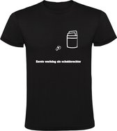 Eerste werkdag als Scheidsrechter Heren T-shirt | Scheids | Voetbal | Hockey | Voetbalscheidsrechter | Fluitje | Kaarten |Shirt