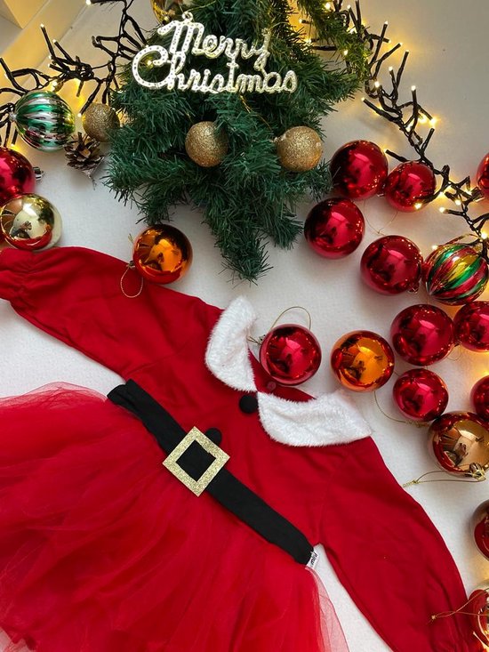 Costumes de Noel pour Vetements de bebe Filles Robe Sinterklaas Rouge 12 18 mois. bol