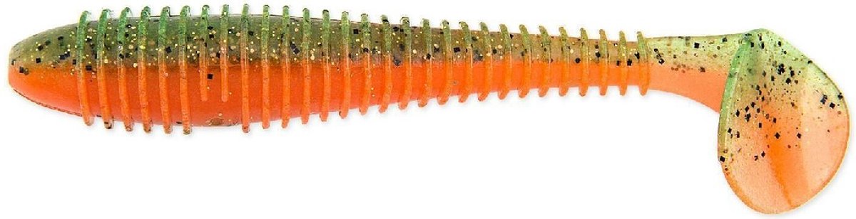 Keitech FAT Swing Impact 3,8 inch 9,5cm 6St. Green Pumpkin / Chartreuse