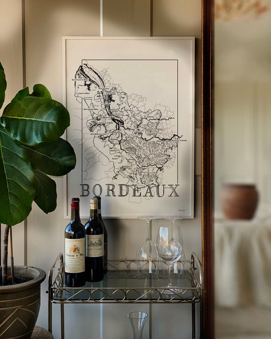 Affiche Vin de Bordeaux