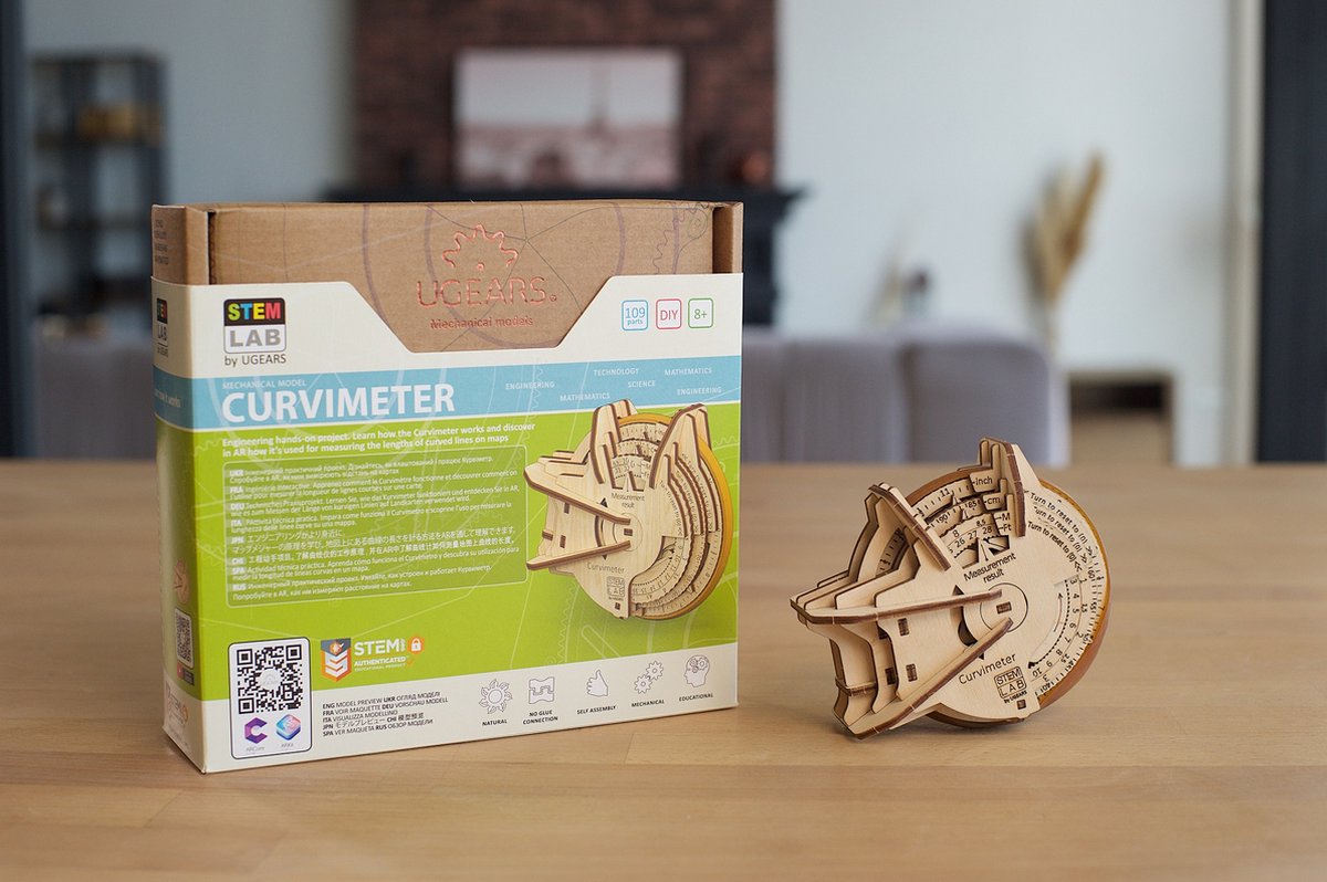 UGEARS Houten 3D Model - Stem Lab - Krommingsmeter — afbeelding 20
