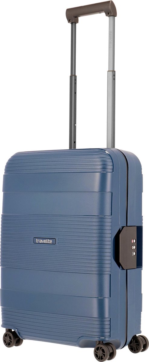 Travelite Korfu 55cm-39L handbagage-koffer donker blauw