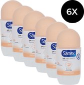 Sanex Dermo Sensitive Déodorant Roll-on - 6 x 50 ml