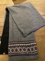 Sarlini warme sjaal Medium Grey Melange