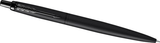 Parker Jotter XL balpen - medium punt - blauwe inkt - monochroom matzwart - incl. geschenkdoos