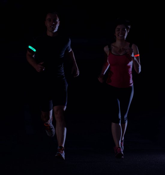cTrending Sport Light Bracelet - Running Siècle des Lumières - Running Bracelet - Siècle des Lumières LED - Rouge et Vert - Taille Unique - Multifonctionnel