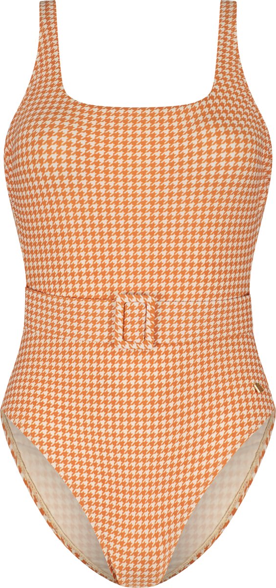 Beachlife Pied De Poule Dames Badpak - Maat 36 (S)