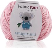 The Fabric Yarn - Amigurumi Garen - Baby Breigaren - 100% Katoen - 1 Stuk - Poederroze - Slim Cotton Garen - 200 Meter