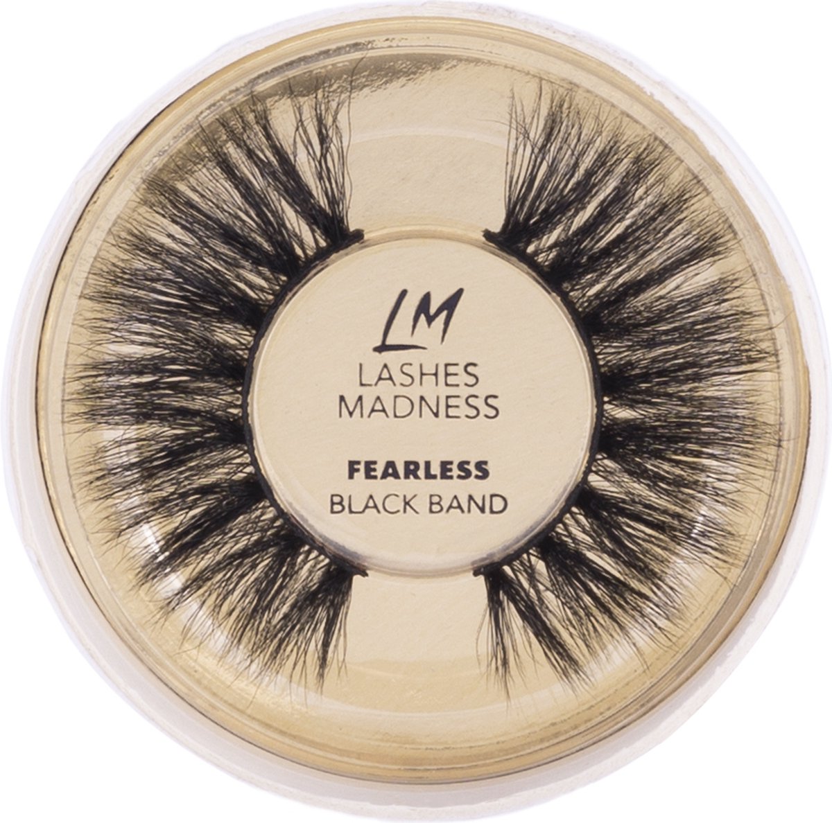 Lashes Madness - FEARLESS - Black Band - Vegan Mink Lashes - Wimpers - Valse Wimpers - Eyelashes - Luxe Wimpers