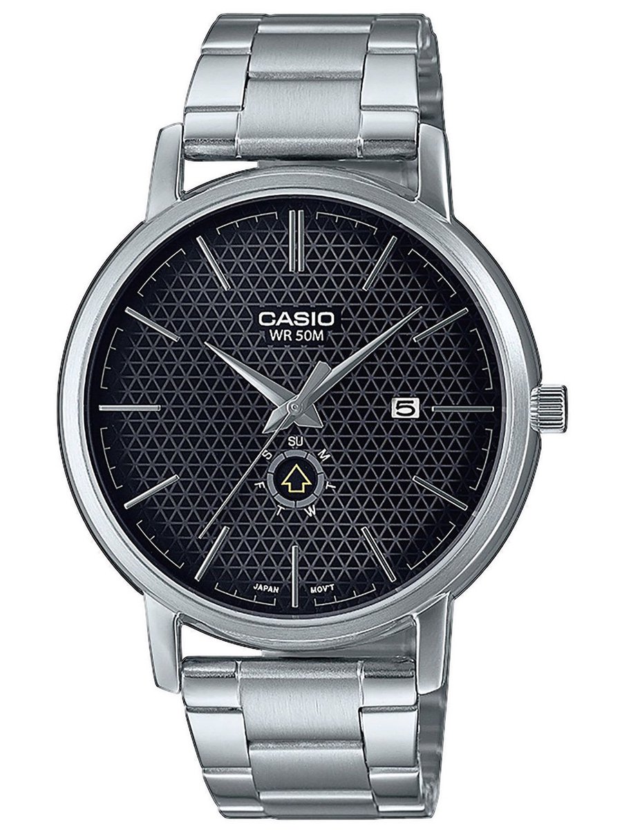 Casio Casio Collection MTP-B125D-1AVEF Horloge - Staal - Zilverkleurig - Ø 40 mm