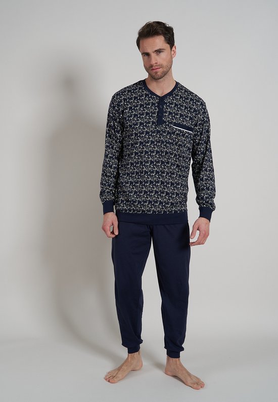 GÖTZBURG Pyjama Pour Hommes - Vêtements De Nuit, Coton, Avec GÖTZBURG Pyjama Pour Hommes - Vêtements De Nuit, Coton, Avec