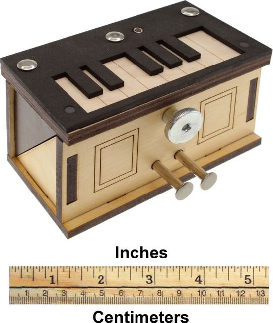 Afbeelding van het spel Piano box puzzel geheime doos breinbreker