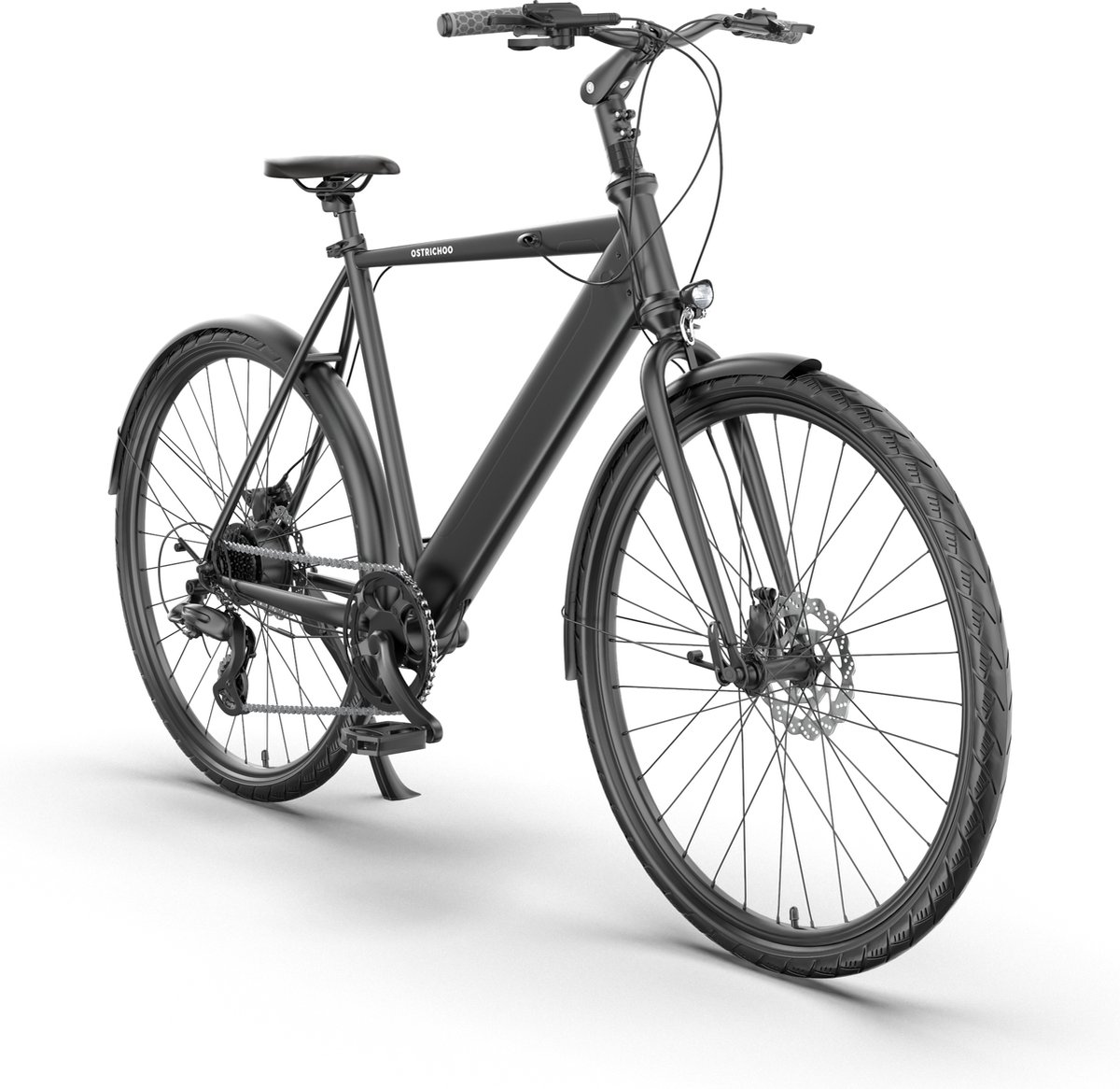 Ostrichoo® Zeno - Elektrische Fiets - Urban E-bike - Uitgerust met Supercondensator - 30 min laadtijd - Framemaat: 51cm