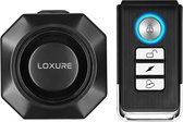 Loxure Fietsalarm+ met Bevestigingsset en USB-C - Anti-Diefstal Alarmsysteem - Draadloze afstandsbediening - 3 Geluidssterktes - 7 gevoeligheidsstanden - Waterdicht - No.1 Fietsalarm