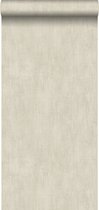 ESTAhome papier peint texture lin beige foncé - 148733-0,53 x 10,05 m