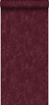 ESTAhome behangpapier geschilderd effect bordeaux rood - 148724 - 0,53 x 10,05 m