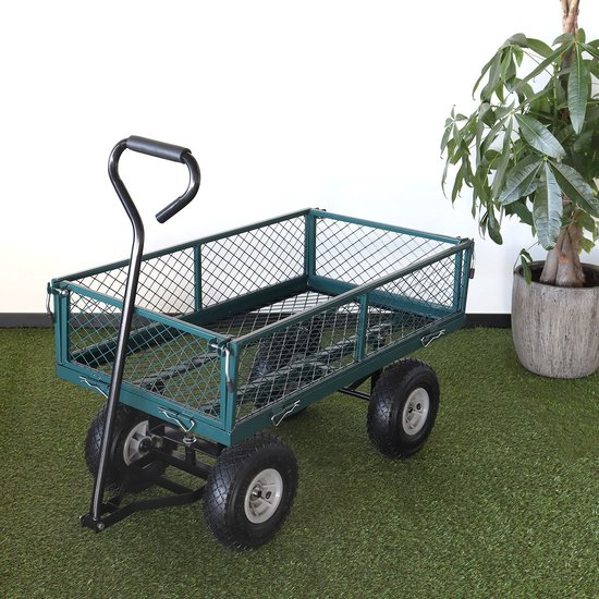 Product: Bolderkar Bolderwagen Prof Groen, van het merk  Lizzely Garden & Living