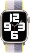 Apple Watch Geweven Sportbandje  voor de Apple Watch 1-8 / SE - 41mm - lavendelgrijs/zacht lila