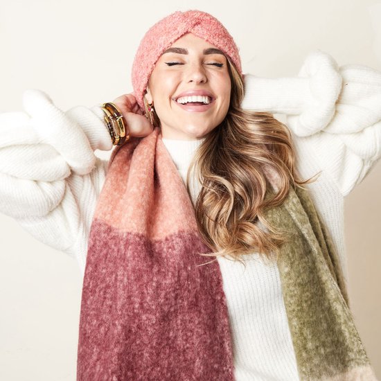 State of Art Accessoires Shawl Printed Bruin 82420669 OS wol