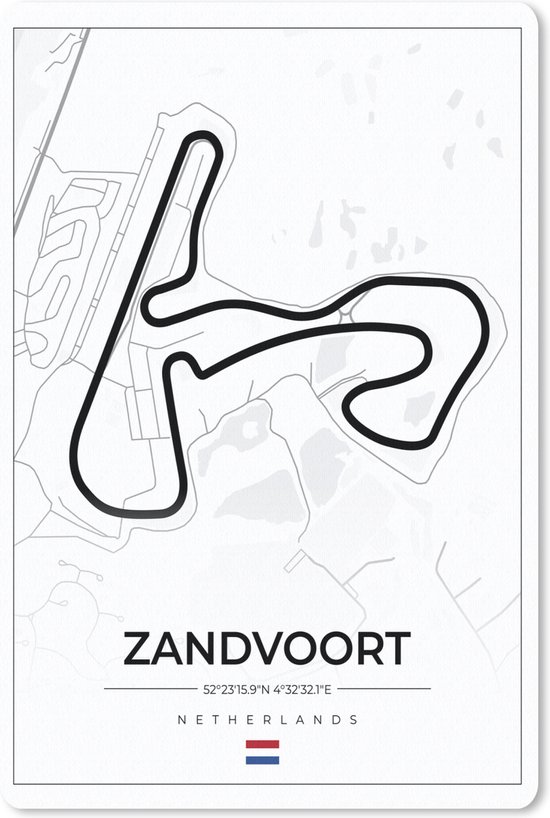 Muismat Formule 1 – Circuit Zandvoort – 18 x 27 cm
