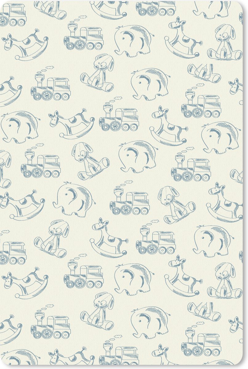 Muismat 18x27 cm - Mousepad Dieren - Speelgoed - Patroon - Muismatten